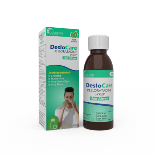 Sirop de Desloratadine (1 boîte et 1 flacon)