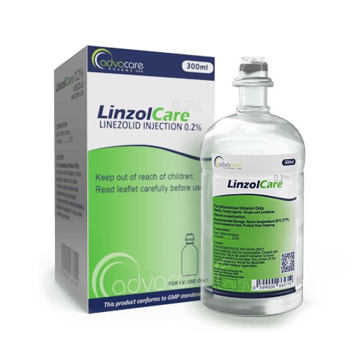 Linezolid Injection (1 box and 1 bottle)