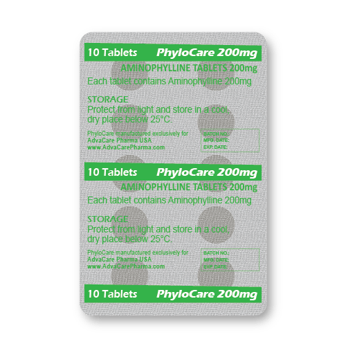 Aminophylline Tablets (blister of 10 tablets)