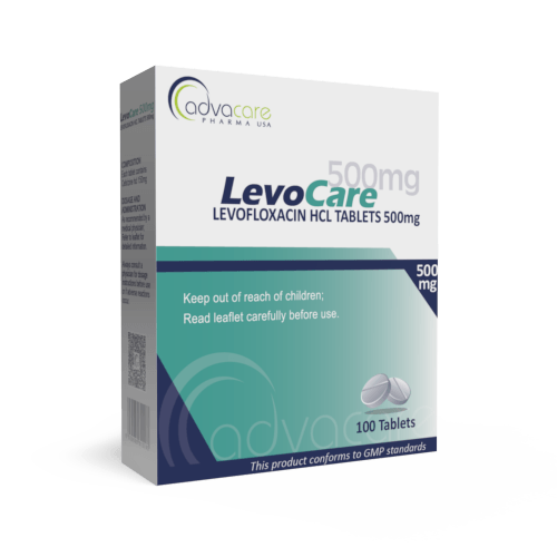 Comprimidos de HCl Levofloxacino (caja de 100 comprimidos)