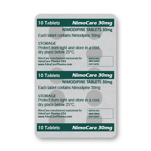 Comprimidos de Nimodipina (blíster de 10 comprimidos)