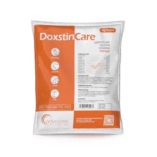 Doxycycline + Colistin + Vitamins Premix (1 bag)