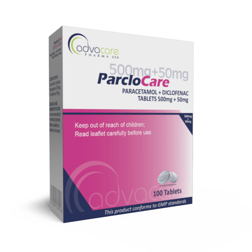 Paracetamol + Diclofenac Sodium Tablets (box of 100 tablets)