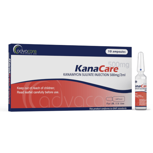 Kanamycin Sulfate Injection (1 box and 1 ampoule)