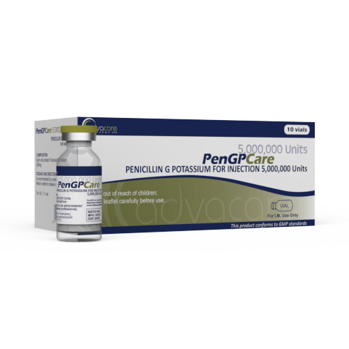 Pénicilline G Potassium pour Injection (1 boîte et 1 flacon)