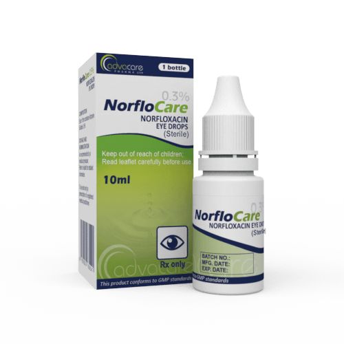 Norfloxacin Eye Drops (1 box and 1 bottle)