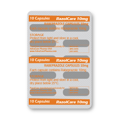 Rabeprazole Capsules (blister of 10 capsules)