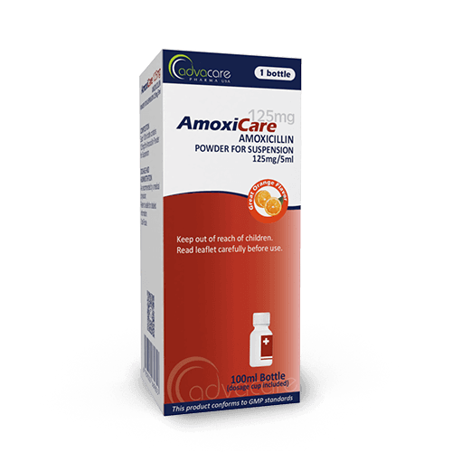 Amoxicillin for Oral Suspension (box of 1 bottle)