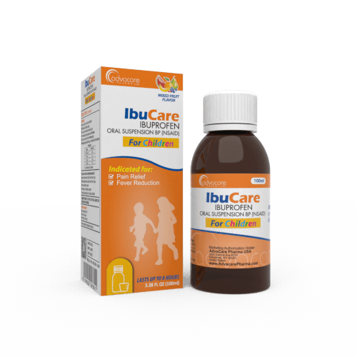 Ibuprofen Oral Suspension (1 box and 1 bottle)