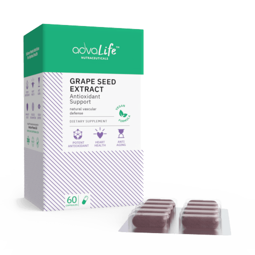 Grape Seed Extract Capsules (1 box and 1 blister)