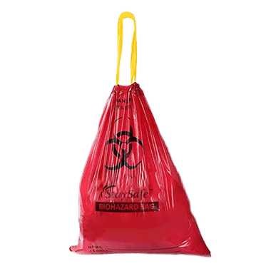 Cordon de serrage pour sac Biohazard