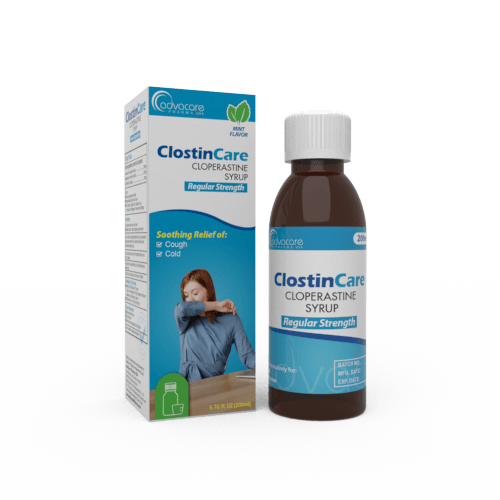 Cloperastine Syrup (1 box and 1 bottle)