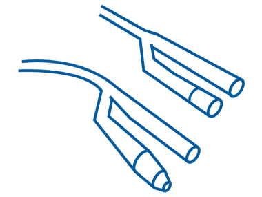 Sondes de Foley 2 voies