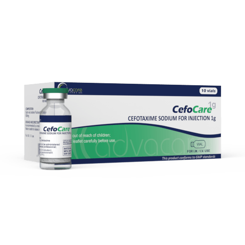 Cefotaxime Sodium for Injection (1 box and 1 vial)