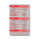 Comprimidos de Ciprofloxacina HCl (blíster de 10 comprimidos)