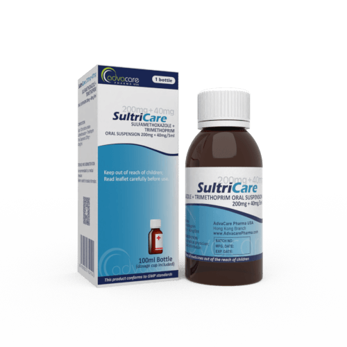 Suspension Orale de Sulfaméthoxazole + Triméthoprime (1 boîte et 1 flacon)