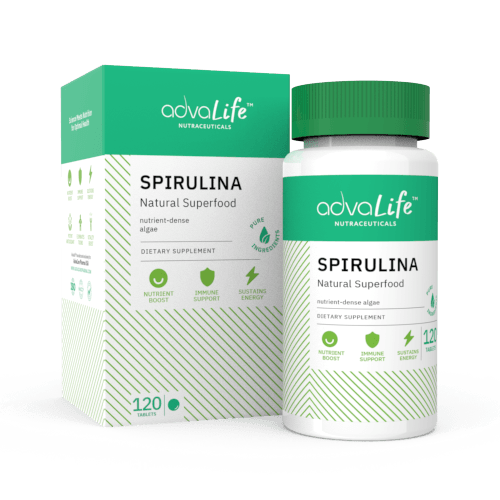 Comprimidos de Espirulina (1 caja y 1 frasco)