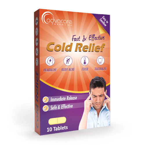 Cold Relief Tablets (box of 10 tablets)