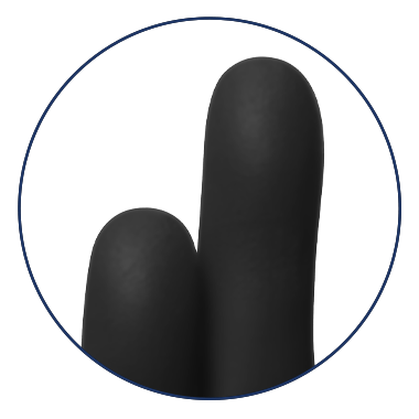 Gants en nitrile lisse