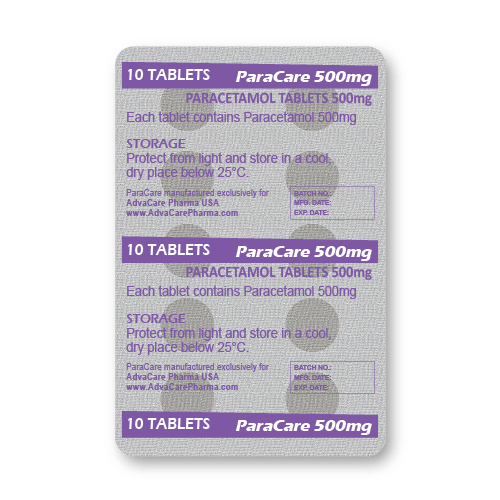 Paracetamol Tablets (blister of 10 tablets)