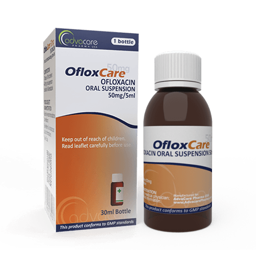 Ofloxacin Oral Suspension (1 box and 1 bottle)