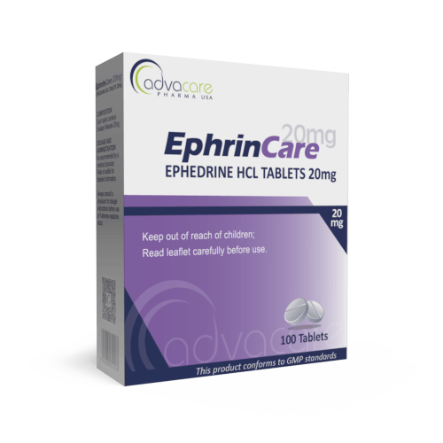 Ephedrine HCl Tablets (box of 100 tablets)