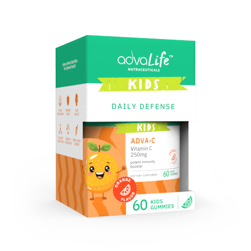 Gomitas de vitamina C para niños (caja de frasco)