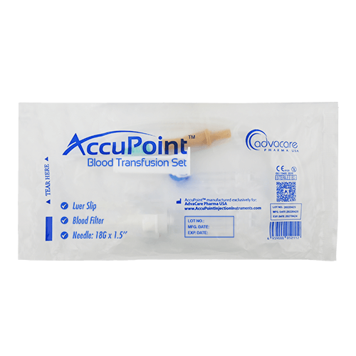 Kit de Transfusion Sanguine (1 ensemble/sac PE)