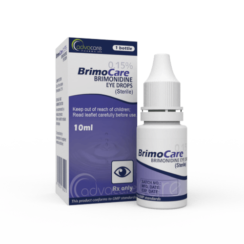 Brimonidine Eye Drops (1 box and 1 bottle)