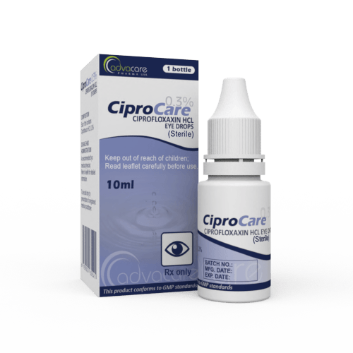 Ciprofloxacin HCl Eye Drops (1 box and 1 bottle)