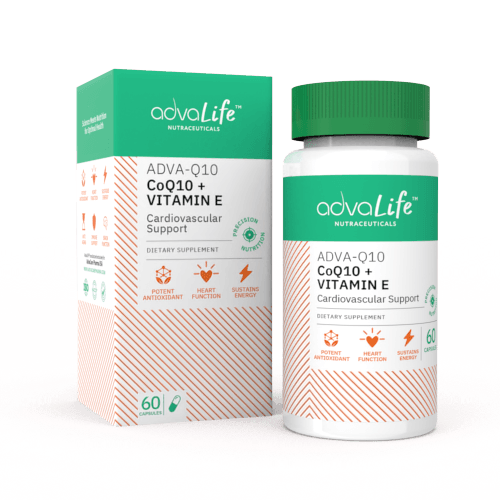 Capsules de Coenzyme Q10 + Vitamine E (1 boîte et 1 bouteille)