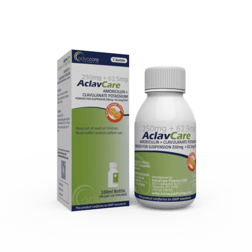 Amoxicillin + Clavulanate Potassium for Oral Suspension (1 box and 1 bottle)