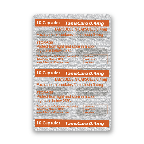 Tamsulosine HCL Capsules (blister de 10 capsules)