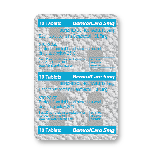 Comprimidos de Benzhexol HCl (blíster de 10 comprimidos)