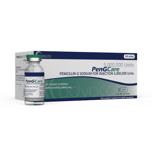 Pénicillin G Sodique pour Injection (1 boîte et 1 flacon)